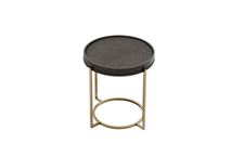 Garda Yan Sehpa Kaplamalı Yuvarlak