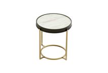 Garda Yan Sehpa Seramik Yuvarlak